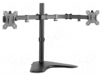 Monitor holder | 8kg | Size: 13"-32" | for two monitors | 460mm