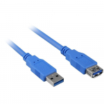 Sharkoon USB 3.0 Type-A Extension Cable, Blue, 3 m