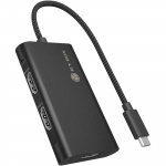 ICY BOX IB-AD1030-C, adapter black, USB Type-C, HDMI