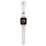 Karl Lagerfeld Strap KLAWMSLKNH 3D Rubber Karl Head for Apple Watch 38/40/41mm / white
