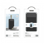 SENDEM PK93 ārējais akumulators (powerbank) | 30000 mAh | 10.5W | Micro USB, USB-C, USB-A | melns