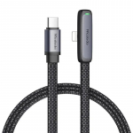 Mcdodo CA-3351 datu pārraides un uzlādes vads | USB-C uz Lightning | 36W | 1.8m | melns