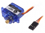 Motor: servo | 4.8&divide;6VDC | micro | analogue | 9g | 22.3x11.8x26.3mm | 180&deg;