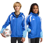 Kurtka dla dzieci adidas Tiro 26 Competition All Weather niebieska KB0157 140cm