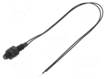 Reed switch | Pswitch: 10W | &Oslash;8x38.1mm | Connection: lead 0,3m | 0.5A
