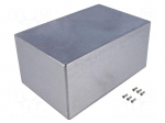Enclosure: multipurpose | X: 146mm | Y: 222mm | Z: 106mm | aluminium