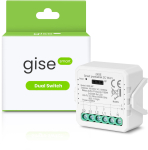 GISE Smart Podw&oacute;jny moduł przekaźnikowy WiFi | Tuya | GDS-WF