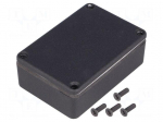 Enclosure: multipurpose | X: 55mm | Y: 80mm | Z: 25mm | 1550 | aluminium