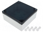 Enclosure: multipurpose | X: 104mm | Y: 113mm | Z: 53mm | ABS | grey | IP55