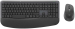 Computer keyboard Logitech  LOGITECH Signature Comfort Plus MK880 Wireless Combo - GRAPHITE - US INT'L - BT - INTNL - 973 920-014032 (5099206133990)