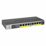 NETGEAR GS108PP PoE Switch 8 Port Gigabit Ethernet LAN Switch mit 8x PoE+ 123W (Plug-and-Play Netzwerk Switch PoE, l&uuml;fterlos, Rack-Montage m&ouml;glich)
