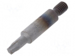 Screwdriver bit | Torx&reg; | TX25 | Overall len: 45mm | Mounting: M6