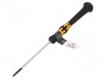 Screwdriver | slot | precision | 3,0x0,5mm | ESD | Blade length: 80mm