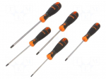 Kit: screwdrivers | Pcs: 5 | Torx&reg; | Size: TX10,TX15,TX20,TX25,TX30