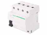 RCD breaker | Inom: 63A | Ires: 300mA | Poles: 4 | 400V | Mounting: DIN