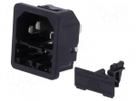 Connector: AC supply | socket | male | 10A | 250VAC | IEC 60320