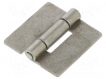 Hinge | Width: 40mm | stainless steel | H: 40mm | for welding