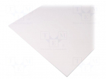 Sheet | Dim: 500x500mm | Thk: 5mm | white