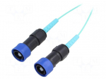 Connector: fiber optic | patchcord | PIN: 1 | bayonet | Buccaneer 4000