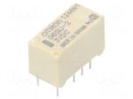 Relay: electromagnetic | DPDT | Ucoil: 3VDC | 0.5A/125VAC | 2A/30VDC