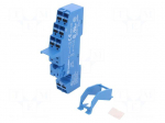 Socket | PIN: 8 | 8A | 250VAC | Mounting: DIN | Leads: spring clamps