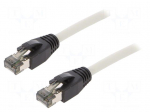 Patch cord | S/FTP | Cat 8.1 | stranded | Cu | LSZH | grey | 1.5m | 26AWG