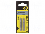 Screwdriver bit | PlusMinus cross PZ-type | SL/PZ2 | 2pcs.