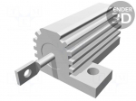 Resistor: wire-wound | with heatsink | screw | 68&Omega; | 25W | &plusmn;5% | 50ppm/&deg;C