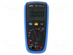 Digital multimeter | LCD (4000),with a backlit | I DC: 4/10A | IP54