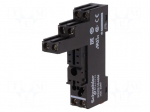 Socket | PIN: 8 | 10A | 250VAC | Mounting: DIN | Leads: screw terminals