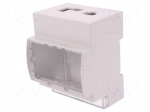 Enclosure: for computer | ARDUINO YUN | ABS | grey | X: 71.3mm | Z: 62mm
