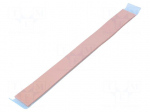 Tape: heat transfer | W: 20mm | L: 200mm | Thk: 3mm | 6W/mK | silicone