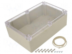 Enclosure: multipurpose | X: 146mm | Y: 222mm | Z: 75mm | Ritec | ABS | IP65