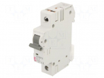 Circuit breaker | 230/400VAC | Inom: 1A | Poles: 1 | Charact: C | 6kA