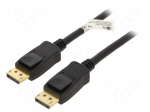 Cable | DisplayPort plug,both sides | PVC | DisplayPort 1.4 | 1m