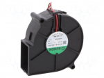 Fan: DC | blower | 12VDC | 75x75x30mm | 23.44m3/h | 38.6dBA | ball