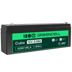 Green Cell AGM VRLA 12V 2.3Ah maintenance-free battery for the alarm system, cash register, toys