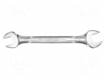 Wrench: flat | double-sided | 17mm,19mm | L: 222mm | alloy steel