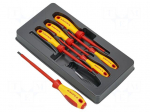 Screwdriver: insulated-set | insulated | 6pcs.