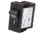 Circuit breaker | Urated: 240VAC | 60VDC | 20A | DPST | Poles: 1 | SNAP-IN