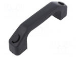 Holder | polyamide | black | H: 42mm | L: 143mm | W: 26mm | handle