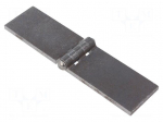Hinge | Width: 160mm | steel | H: 40mm | without coating,for welding