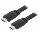 Cable | HDMI plug,both sides | PVC | 3D,4K,ARC,UHD 2160p | 3m | black