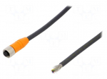 Cable: for sensors/automation | M12 | PIN: 8 | straight | 2m | plug | 4A