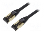 Patch cord | S/FTP | Cat: Cat 8 | RJ45 plug,both sides | stranded | Cu