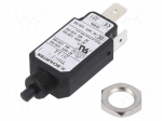Circuit breaker | Urated: 240VAC | 48VDC | 9A | SPST | Poles: 1 | screw