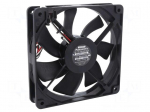 Fan: DC | axial | 24VDC | 120x120x25mm | 114m3/h | 30dBA | ball | 1900rpm