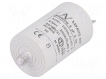 Capacitor: polypropylene | motors, run | 8uF | 420VAC | &Oslash;35x56.5mm