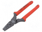 Tool: for crimping | insulated solder sleeves | 0.5&divide;16mm2