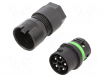 Connector: AC supply | screw terminal | male | 16A | 400V | ways: 5 | 4+PE
